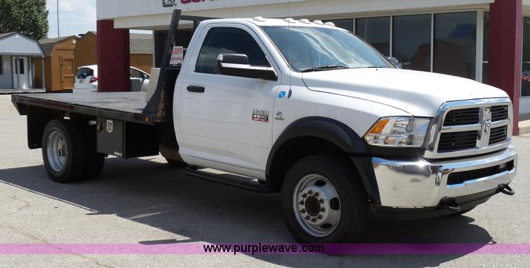 image for item DB4509 2012 Dodge Ram 4500HD flatbed truck