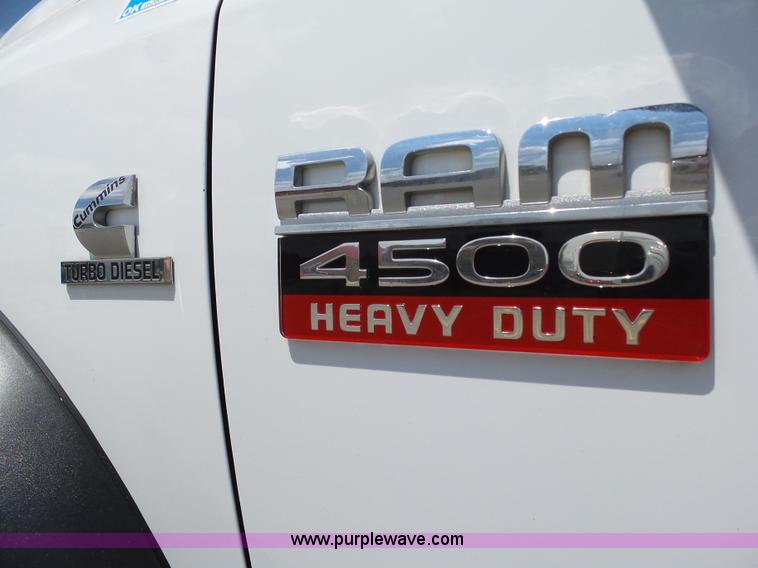 image for item DB4509 2012 Dodge Ram 4500HD flatbed truck