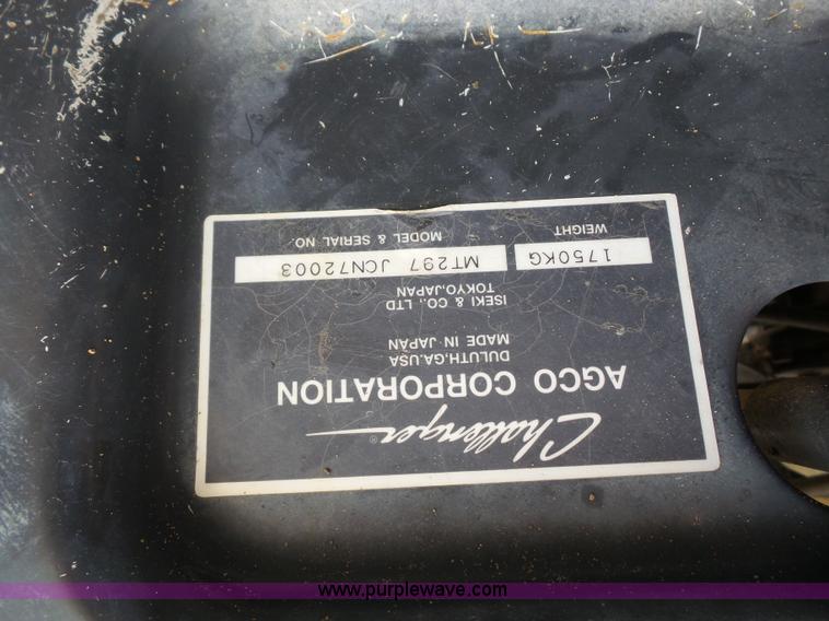 image for item K3499 Challenger MT297 MFWD tractor