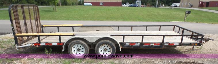 image for item K3583 2009 PJ equipment trailer