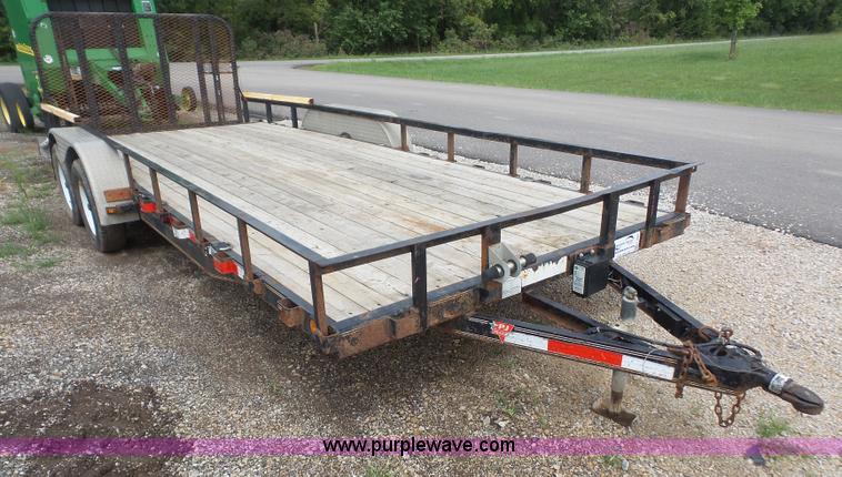 image for item K3583 2009 PJ equipment trailer