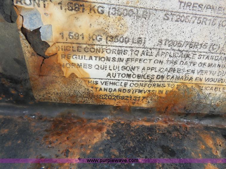 image for item K3583 2009 PJ equipment trailer