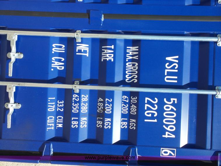 image for item K3662 2016 CIMC storage container