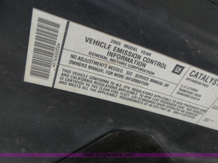 image for item K5712 2005 Chevrolet Cobalt