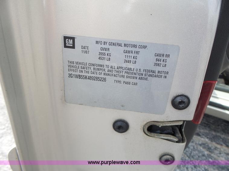 image for item K5741 2008 Chevrolet Impala