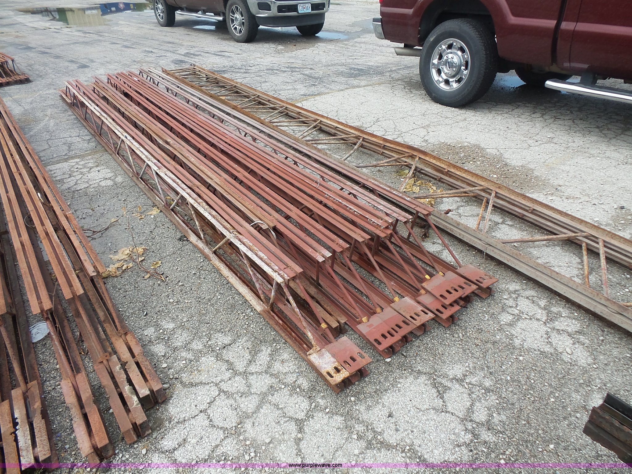 (10) steel bar joists in St. Charles, MO Item BS9816 sold Purple Wave