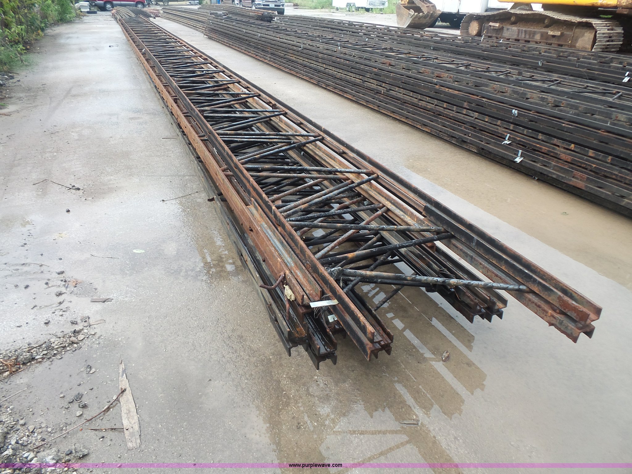 (10) steel bar joists in St. Charles, MO Item BS9818 sold Purple Wave
