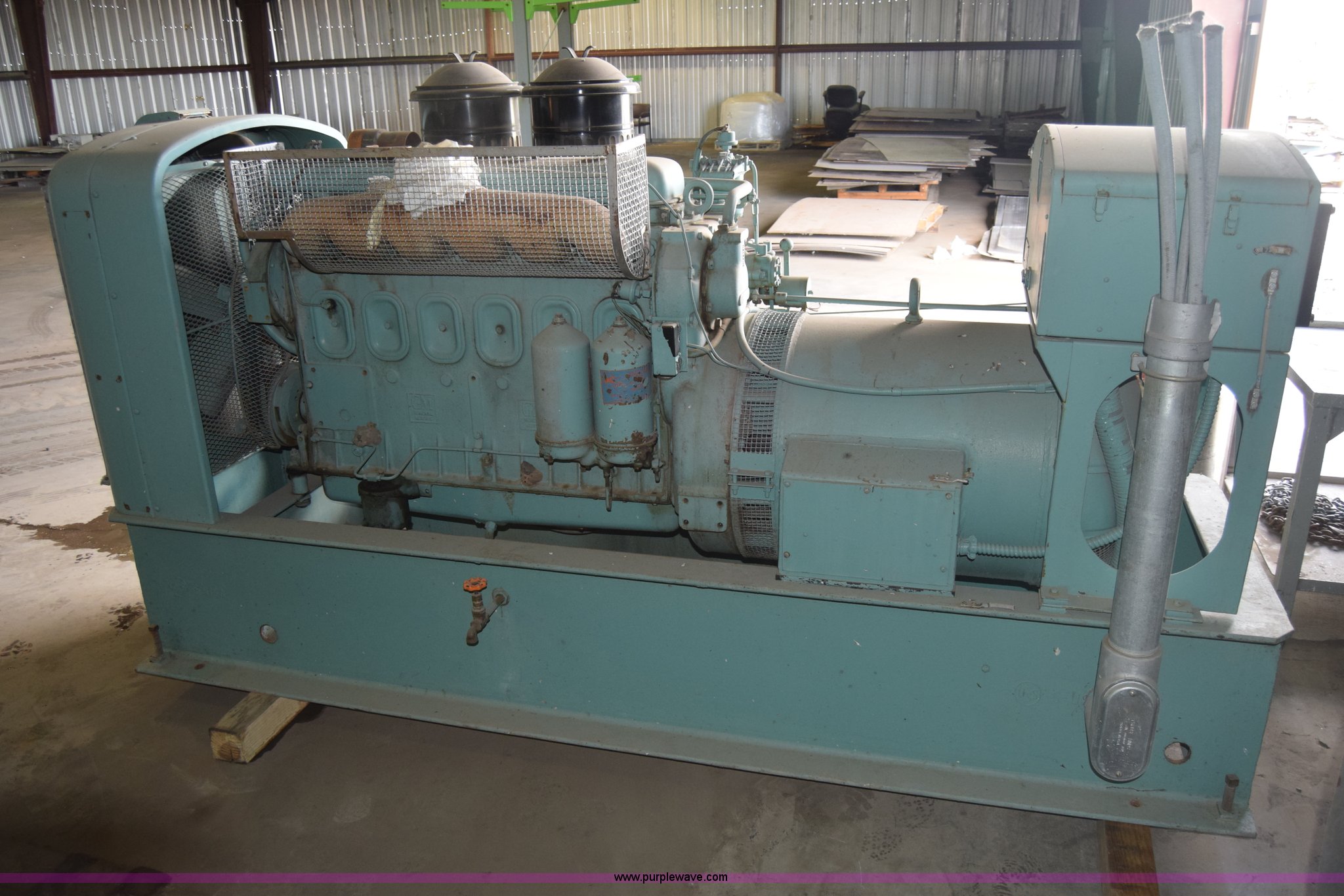 General Motors generator in Wichita, KS Item CA9884 sold Purple Wave