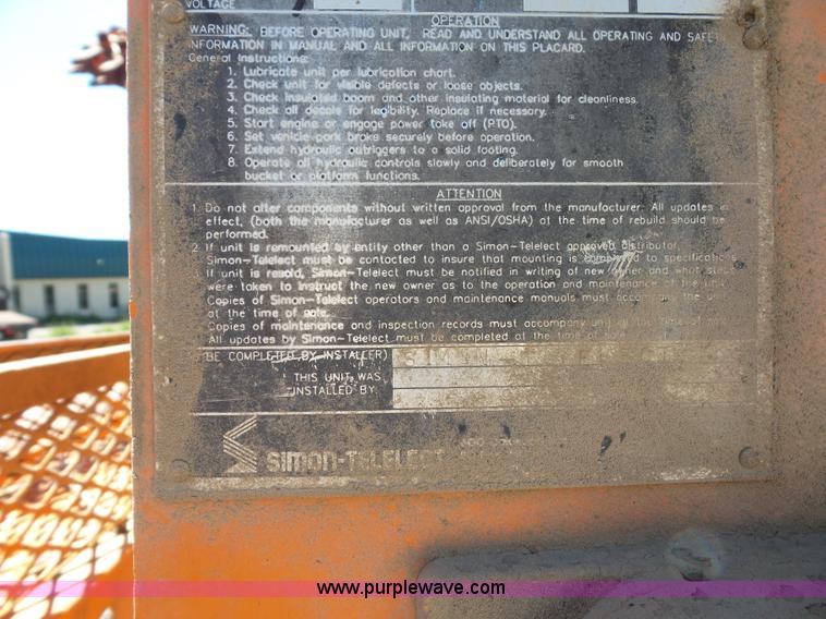 image for item BK9638 1997 International 4900 digger derrick truck