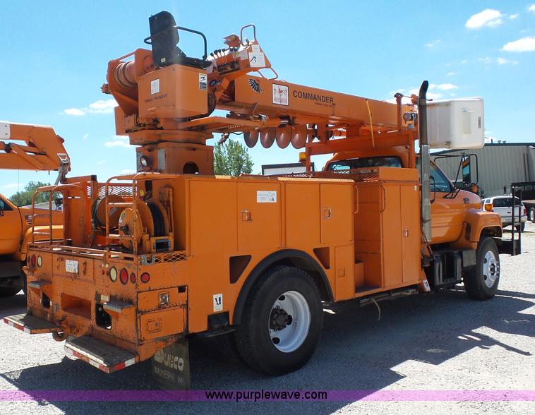 image for item BK9639 1997 Chevrolet C7500 digger derrick truck