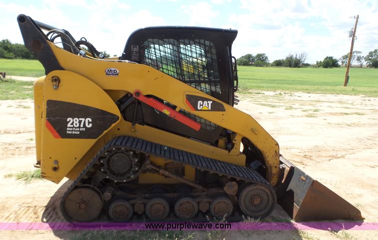 image for item BZ9179 2012 Caterpillar 287C skid steer