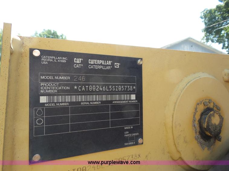 image for item BZ9666 2002 Caterpillar 246 skid steer