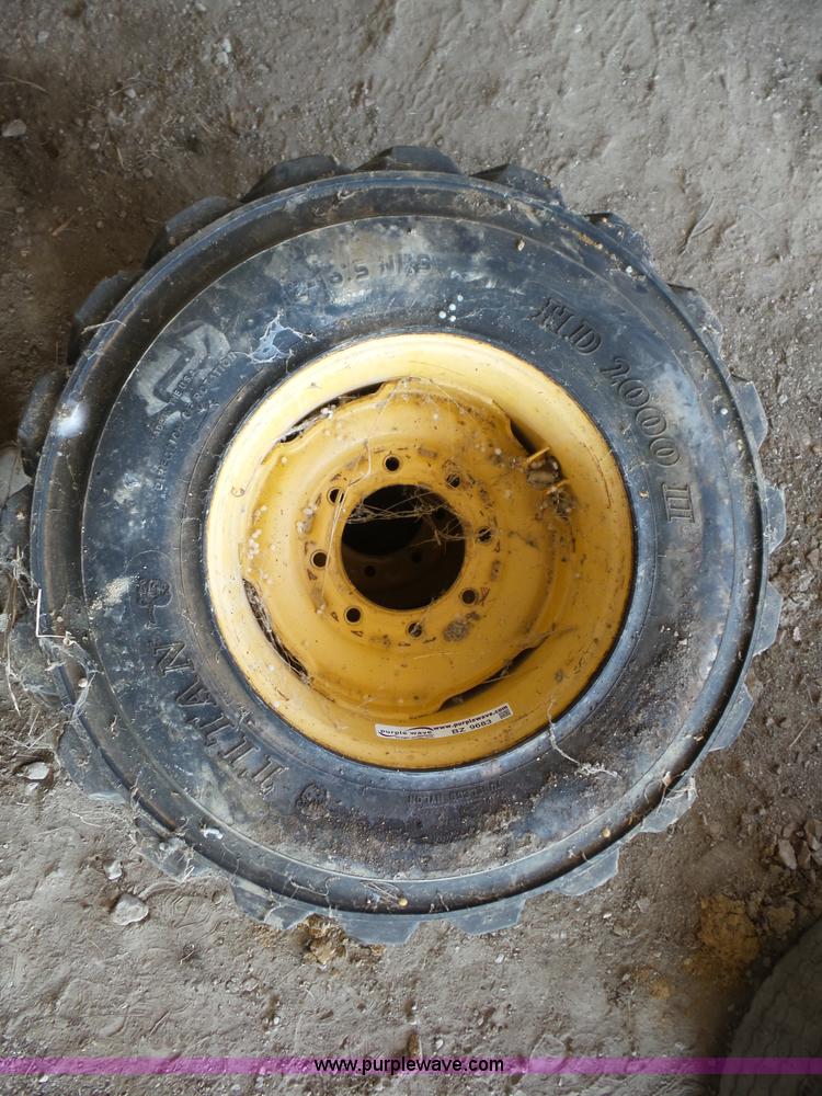 image for item BZ9683 (2) Titan skid steer tires