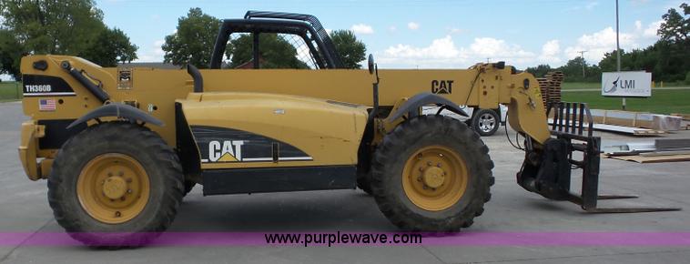 image for item BZ9701 2004 Caterpillar TH360B telehandler