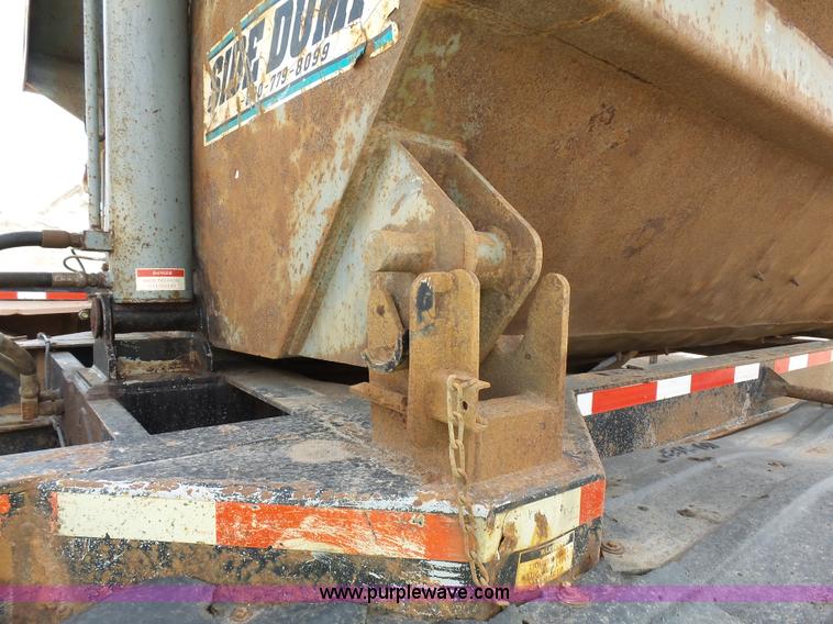 image for item J1640 1998 Smithco side dump trailer