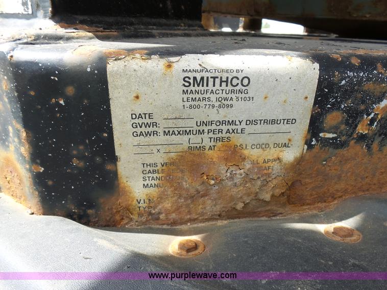 image for item J1640 1998 Smithco side dump trailer