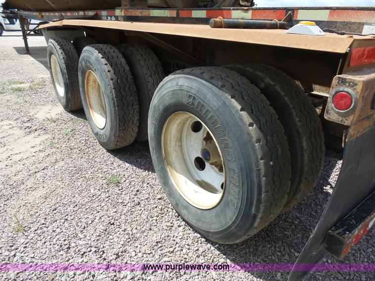 image for item J1642 1998 Smithco side dump trailer