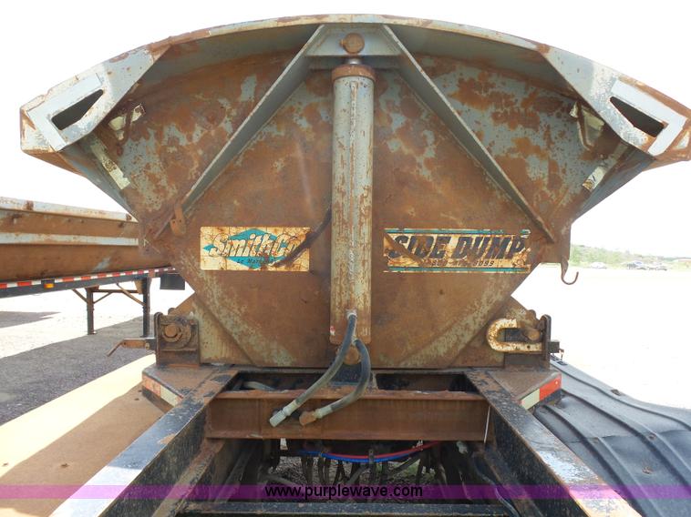 image for item J1642 1998 Smithco side dump trailer