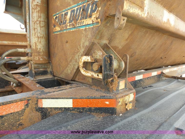 image for item J1642 1998 Smithco side dump trailer