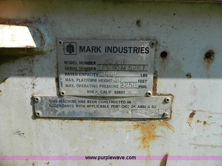 image for item J5123 Mark Lift 30KB boom lift