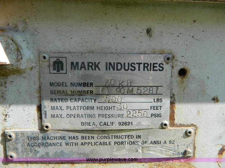 image for item J5123 Mark Lift 30KB boom lift