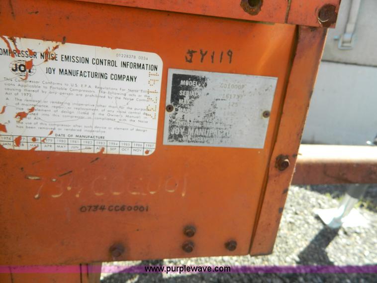 image for item J8834 Joy G0100QP air compressor