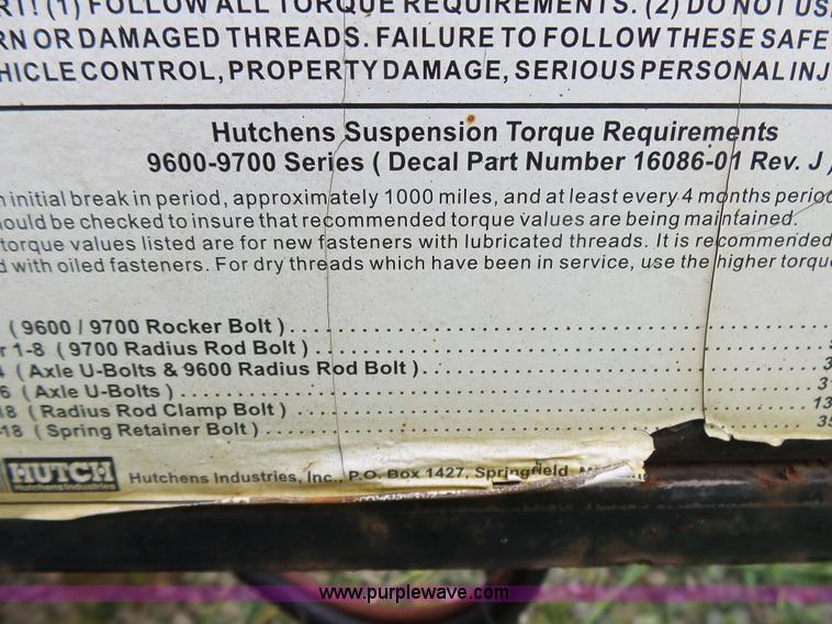 image for item K1168 2006 Clement R0T2AT2240W container trailer