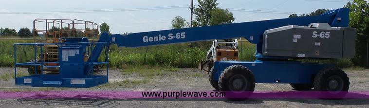 image for item K3476 Genie S65 boom lift