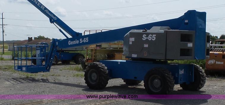 image for item K3476 Genie S65 boom lift