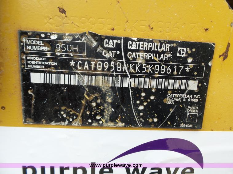 image for item K3478 2006 Caterpillar 950H wheel loader