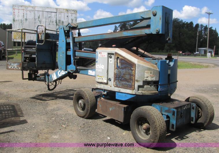 1996 Genie Z45/22 boom lift in Iron, MN Item K4148 sold Purple Wave