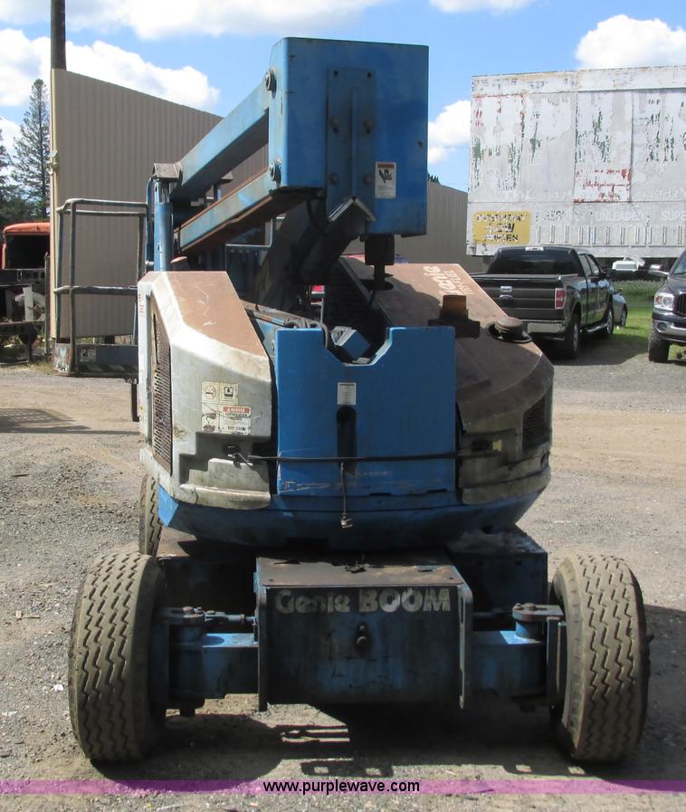 1996 Genie Z45/22 boom lift in Iron, MN Item K4148 sold Purple Wave
