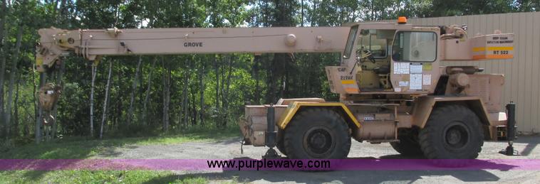 image for item K4150 Grove RT522 crane