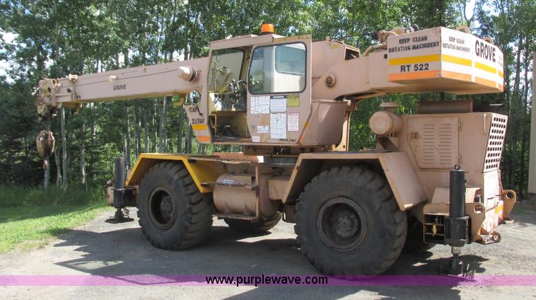 image for item K4150 Grove RT522 crane