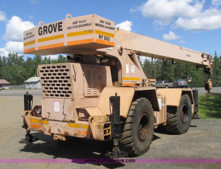image for item K4150 Grove RT522 crane