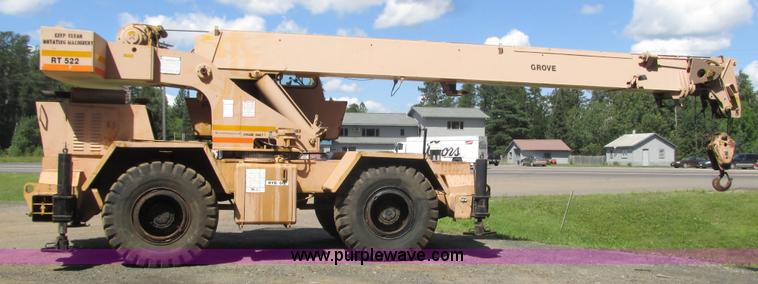 image for item K4150 Grove RT522 crane