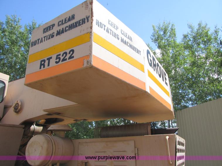 image for item K4150 Grove RT522 crane
