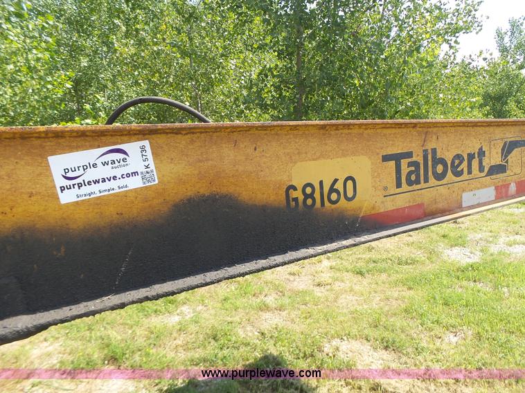 image for item K5736 1996 Talbert TDW755HRG1-T1 lowboy equipment trailer