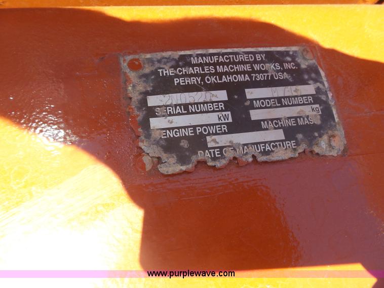 image for item K8437 1996 Ditch Witch 7610 trencher