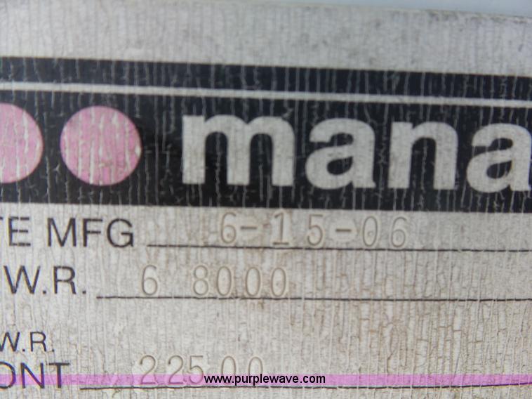 image for item K7008 2007 CPS bottom dump trailer