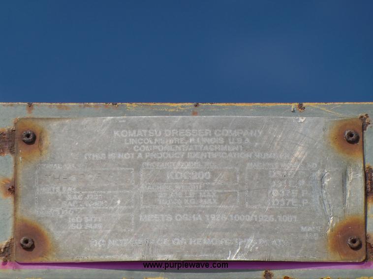 image for item K7014 1993 Komatsu D37P-5 dozer