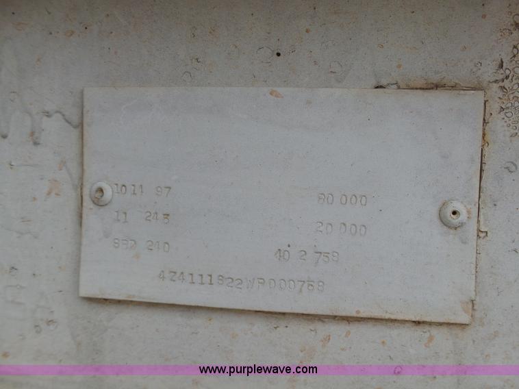 image for item K7025 1998 CPS bottom dump trailer