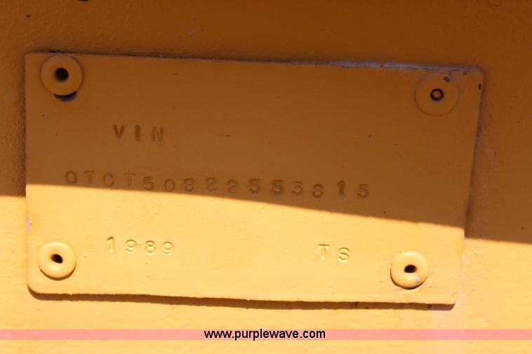 image for item K7028 1989 shop built trailer