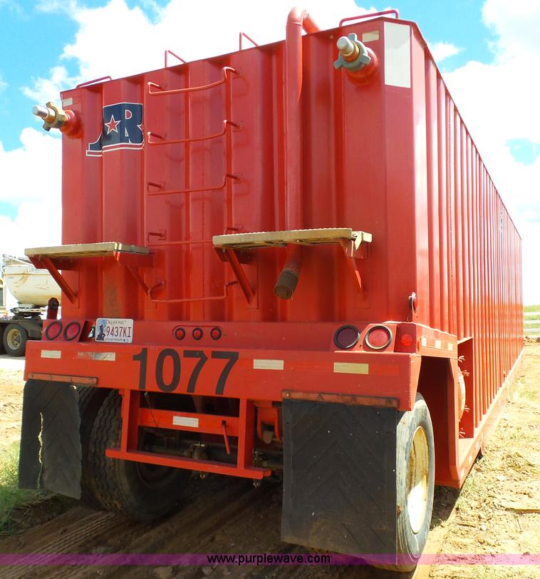 image for item K7037 2011 shop built frac tank trailer