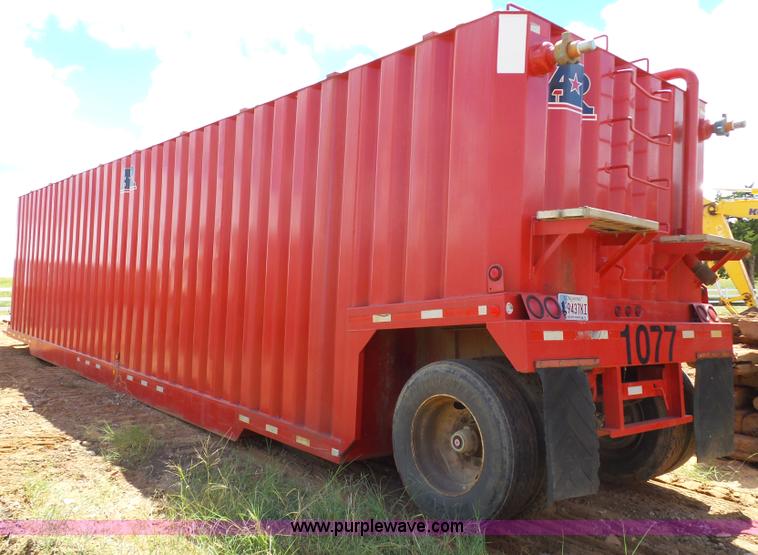image for item K7037 2011 shop built frac tank trailer