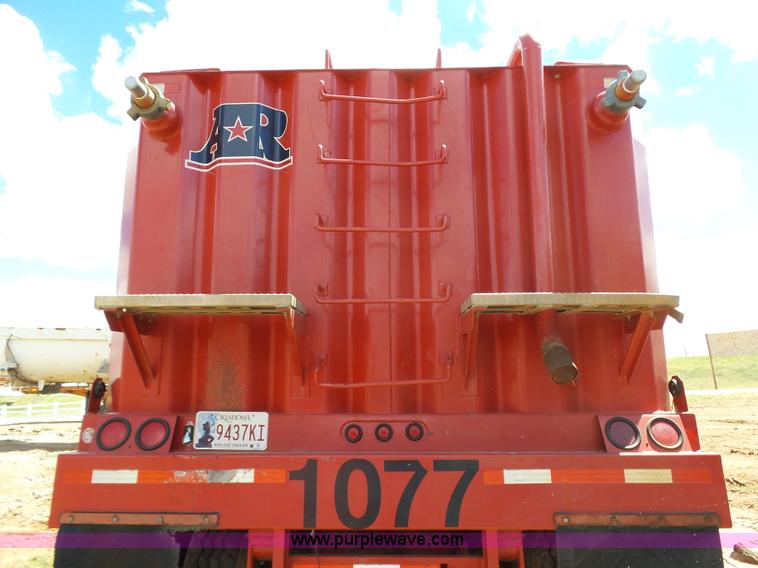 image for item K7037 2011 shop built frac tank trailer