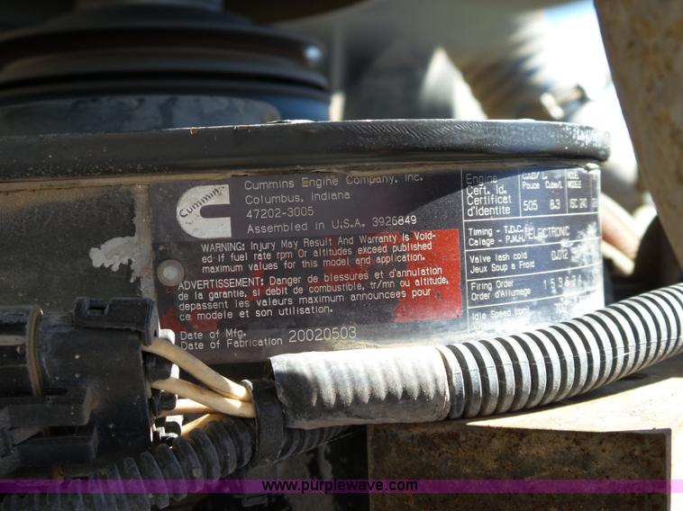 image for item K7044 2003 Freightliner FL70 service truck