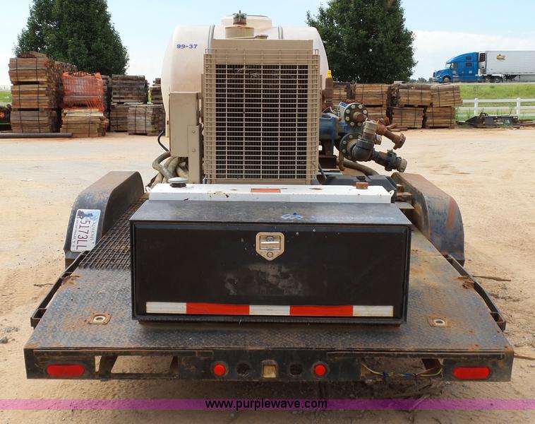 image for item K7045 2015 shop built pressure testing water pump station trailer