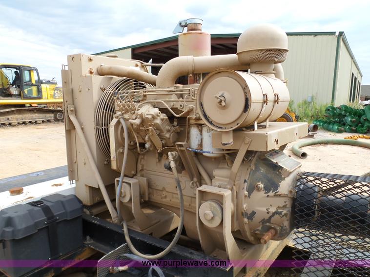 image for item K7045 2015 shop built pressure testing water pump station trailer