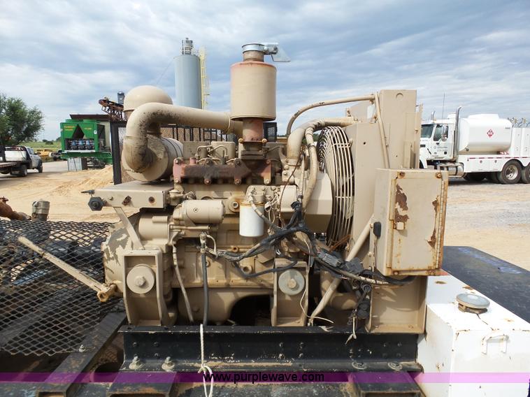 image for item K7045 2015 shop built pressure testing water pump station trailer